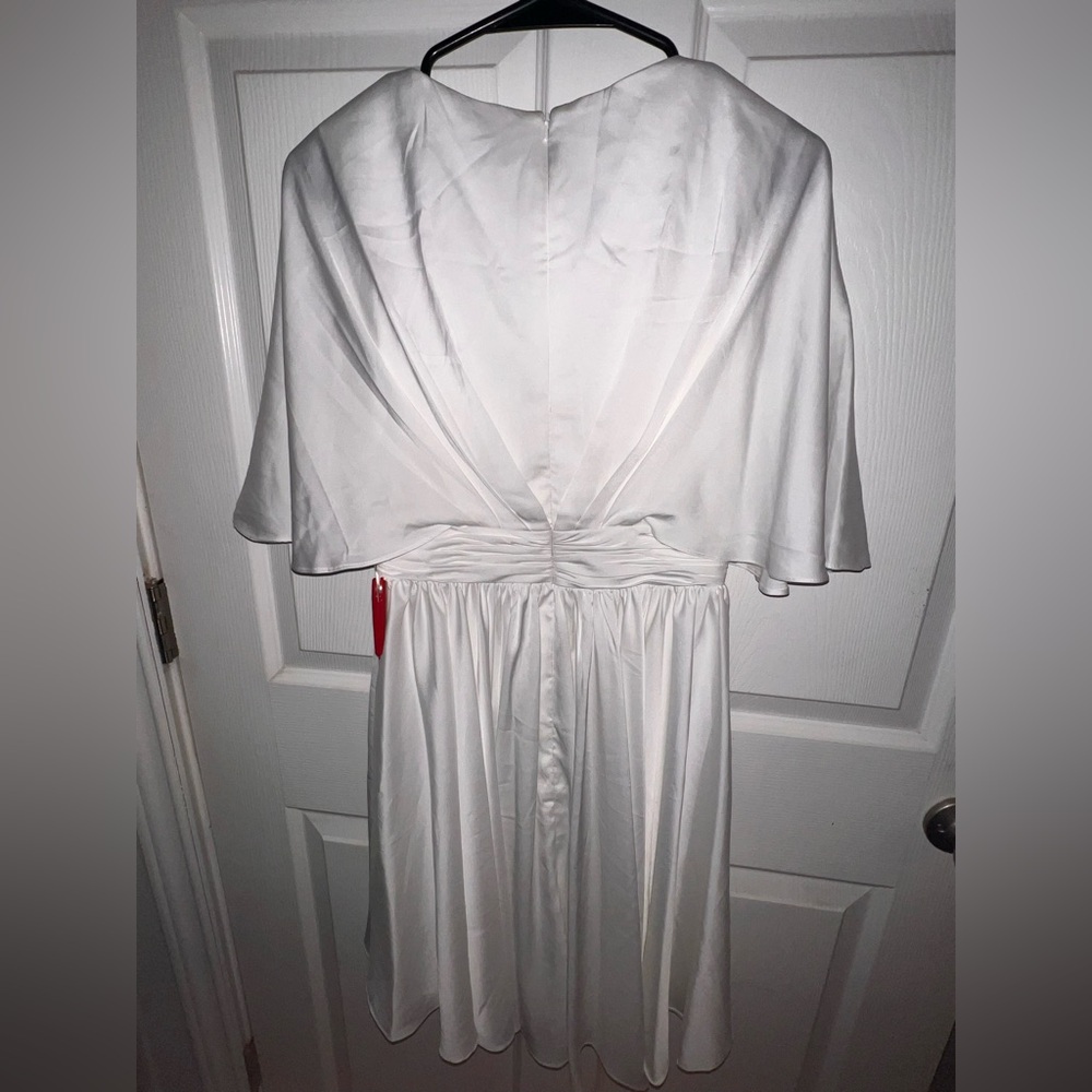 Mac Duggal White Mini Dress - Picture 6 of 10